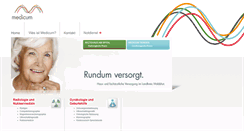 Desktop Screenshot of medicum-wt.de