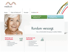 Tablet Screenshot of medicum-wt.de